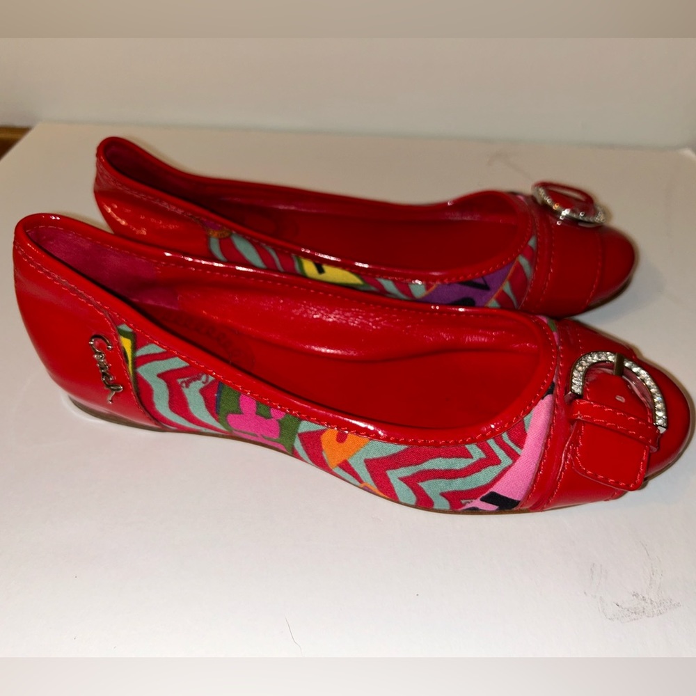 Y2K Coach ballet flats
